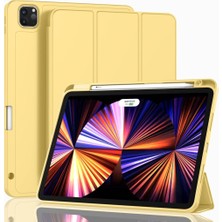 MobaxAksesuar Apple iPad Pro 12.9 4. Nesil ve 3. Nesil Kılıf Pen Charge Kalem Bölmeli 2018 - 2020