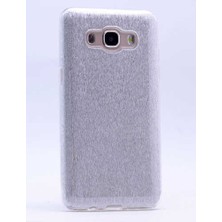 noktaks - Samsung Galaxy J7 Core Uyumlu Kılıf Simli Koruyucu Shining Silikon - T27365