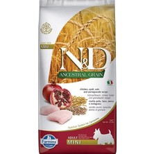 N&D Düşük Tahıllı Tavuklu Narlı Küçük Irk Yetişkin Köpek Maması 7 kg Mini Adult Dog Food