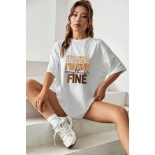 Only Trendwear Fine Baskılı T-Shirt