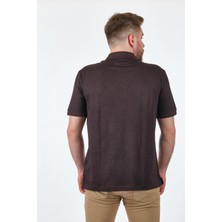 Gallus Polo Yaka Kahve Erkek T-Shirt 23MS8617