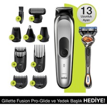 Braun Mgk 7220 Erkek Bakım Kiti 10IN1 Şekillendirici + Gillette Hediye