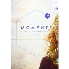 Hueber Yayınları Momente A1.1 Kursbuch + Arbeitsbuch Mit Plus Interactive Versiyon & App