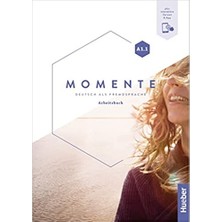 Hueber Yayınları Momente A1.1 Kursbuch + Arbeitsbuch Mit Plus Interactive Versiyon & App