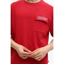 Owut Collection Erkek Relaxed/rahat Kesim Yazı Baskılı %100 Pamuk Şort Takım