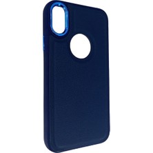 iPhone XR ile Uyumlu Nikelaj Deri Kapak Telefon Kılıfı