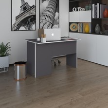 Kenzlife ofis masası miyamoto gri sağ 75*130*80 raflı dolap bilgisayar çalışma masası
