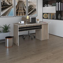 Kenzlife ofis masası kamikaze crd sol 75*110*60 kilitli kapaklı dolap şeritli bilgisayar çalışma masası