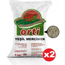 Yazar Orti Yeşil Mercimek 5 Kg. x 6 Adet