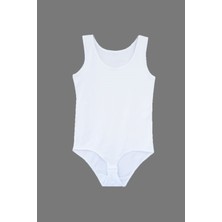 Hepsine Rakip Kız Çocuk Geniş Askılı Kancalı Body  Pamuklu Rahat Atlet