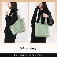 Swico Remado Kadınlar Için Büyük Kapasiteli Omuz Çantası Tote Çanta (Yurt Dışından)