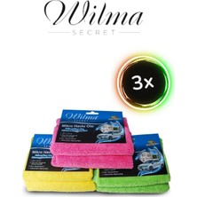 Wilma Secret Mikrofiber Havlu 50X70CM 3 Adet Oto Yıkama ve Kurulama Bezi