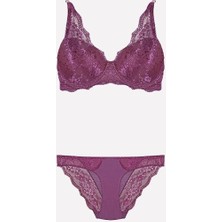 Nurteks 4340 Desteksiz Dantelli Sütyen Takım