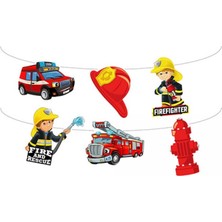 Kidspartim Itfaiyeciler Özel Kesim Banner 270 cm