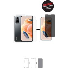 Wrapsol Redmi Note 12 Pro Parlak Hayalet Ekran Koruyucu Hediyeli Fullbody Kaplama