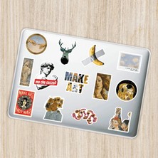 Quart Aksesuar Art Sanat Dekoratif Laptop Notebook Tablet Telefon Sticker Set 18 Quart Aksesuar