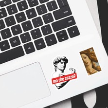Quart Aksesuar Art Sanat Dekoratif Laptop Notebook Tablet Telefon Sticker Set 18 Quart Aksesuar