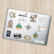 Quart Aksesuar Art Sanat Dekoratif Laptop Notebook Tablet Telefon Sticker Set 16 Quart Aksesuar