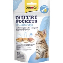 Gimcat Nutripockets Mix Yavru Kedi Ödülü 60 gr Peynir, Süt Ve Yoğurt Lezzetiyle Besleyici