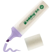 Edding 24 Ecoline Fosforlu Işaretleme Kalemi Pastel Mor
