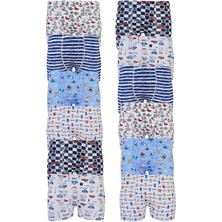 Hepsine Rakip 12LI Erkek Çocuk Renkli Boxer Desenli Pamuklu Rahat Külot Şort