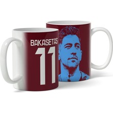 Offside Bakasetas Bordo Tasarım Baskılı Kupa Bardak