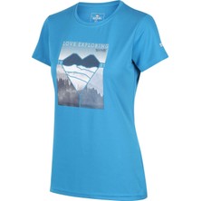 Regatta Fingal V Kadın T-Shirt-Mavi