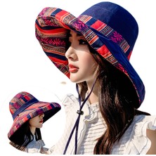 Eva Kadın Yazlık Şapka - Mavi (Yurt Dışından)