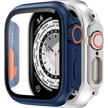 Binano Apple Watch 44MM Ultra Dönüştürücü Lacivert Kasa ve Ekran Koruyucu