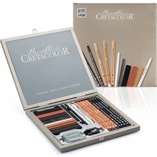 Cretacolor Passion Box Drawing Set Premium Çizim Seti Özel Hediyelik Kutu 25 Parça 400 63