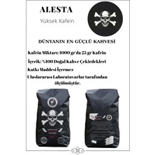 Alesta Coffee Yüksek Kafeinli Öğütülmüş Filtre Kahve 1000 gr  Sporcu Kahvesi 3 Kat Kafein(French Press ve Makine)