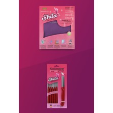 Shila 4'lü Mikrofiber Bez ve 6'lı Solingen Kırmızı Bıçak Seti