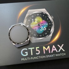 Byrist Gt5 Max 46MM Silikon+Metal Çift Kordonlu Bt Çağrı Özellikli Watch Classic Series 2023 Akıllı Saat