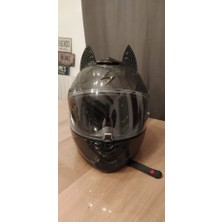 ZS Store Motosiklet Kask Kedi Kulağı Süsü