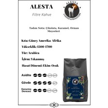 Alesta Yöresel Öğütülmüş Filtre Kahve 1000 gr (French Press ve Filtre Kahve Makinesi İçin)