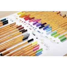 Stabilo Keçe Uçlu İnce Kalem 0,4 Mm Okaliptus 88/12 (10 Lu Paket)