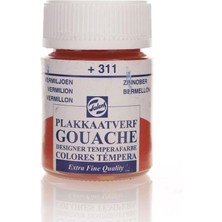 Talens 311 Guaj Boya 16 Ml Vermilion Parlak Kırmızı (10 Lu Paket)