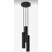 Mylights  Üçlü LED Avize  Spor Modern Avize  Panasonıc Gün Işığı Ampullü