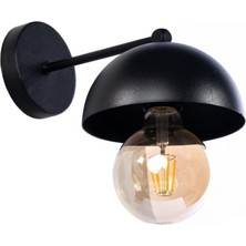 Mylights Voga Aplik Siyah Duvar Lambası