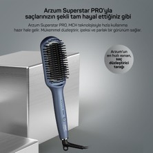 Arzum AR5082-O Superstar Pro Saç Düzleştirici Fırça - Okyanus