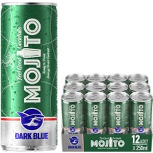 Dark Blue Mojito Enerji Içeceği, 250 ml (12'li Paket, 12 Adet x 250 Ml)