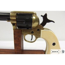 Denix Koleksiyon Grubu-Cal.45 Peacemaker Revolver 12", Usa 1873-JDNX5303-ORIJINALDEN Ilham Alan Tasarım