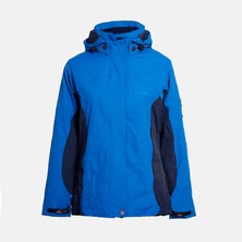 Cresta Outdoor 3-in-1 Kadın Polarlı Kaban Mavi Su Geçirmeyen Naylon Kumaş Özellikli