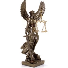 Keyfim Shop Kanatlı Themis Adalet Kadını Heykeli Biblo