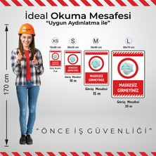 İsg Tabelam 25x35cm/kompozit/Maskesiz Girmeyiniz