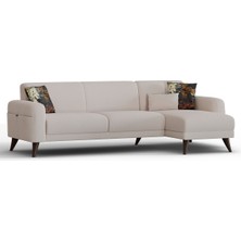 Doğtaş Hilda Köşe Takımı Kadife Krem