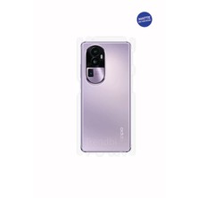 Wrapsol Oppo Reno 10 Pro Plus Mat Arka ve Yan Kaplama Parmak Izi Bırakmayan Koruyucu Film