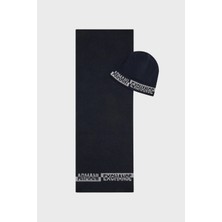 Armani Exchange Logolu Bere Atkı Takım Erkek Atkı Takım 954651 CC313 00035