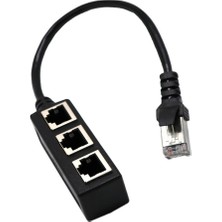 Somodz RJ45 Lan Ethernet Ağ Kablosu Ayrıştırıcı Genişletici Adaptör Bağlayıcısı (Yurt Dışından)