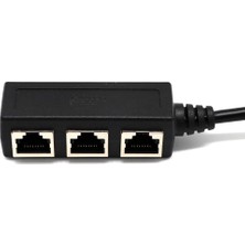 Somodz RJ45 Lan Ethernet Ağ Kablosu Ayrıştırıcı Genişletici Adaptör Bağlayıcısı (Yurt Dışından)